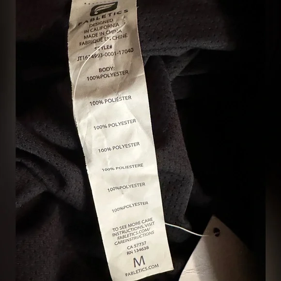 Fabletics women's black windbreaker jacket - Picture 7 of 7